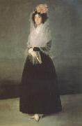 Francisco de Goya The Countess of Carpio,Marquise de la Solana (mk05) oil painting on canvas